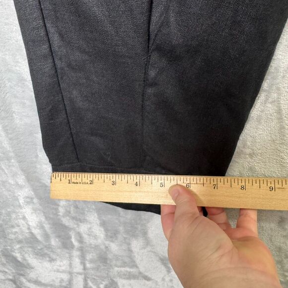 Animale Pants Womens Small Black Pull Elastic Waist On Pockets Taper Ankle - Picture 12 of 12